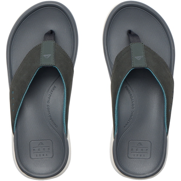 2026 Reef Mens Cushion Norte Sandals CJ9047 - Grey / Blue / Offwhite